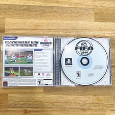 EA Sports FIFA Soccer 2004 PS1 NTSC-U/C E 2004 Multiplayer Disc Case case broke