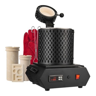 Uimoso Electric Gold Melting Furnace, 1350W, Digital Control, 2102   Max Temp