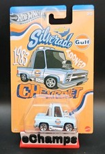 2025 Hot Wheels Silver Series 83 Chevy Silverado Toon'd Gulf 3/5 FREE SHIPPING