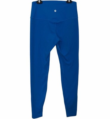 Lululemon Align High Rise Pant 25'' Poolside Bright Nulu Leggings Size 8 Womens