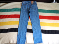 VTG 90s Levis 501 USA Made Faded Blue Denim 31x33 Button Fly Grunge Jeans Pants