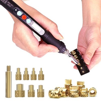 60W Digital Soldering Iron Heat Set Insert Tool with Kit 