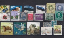 20 Briefmarken Europa Estland gestempelt, Lot 1