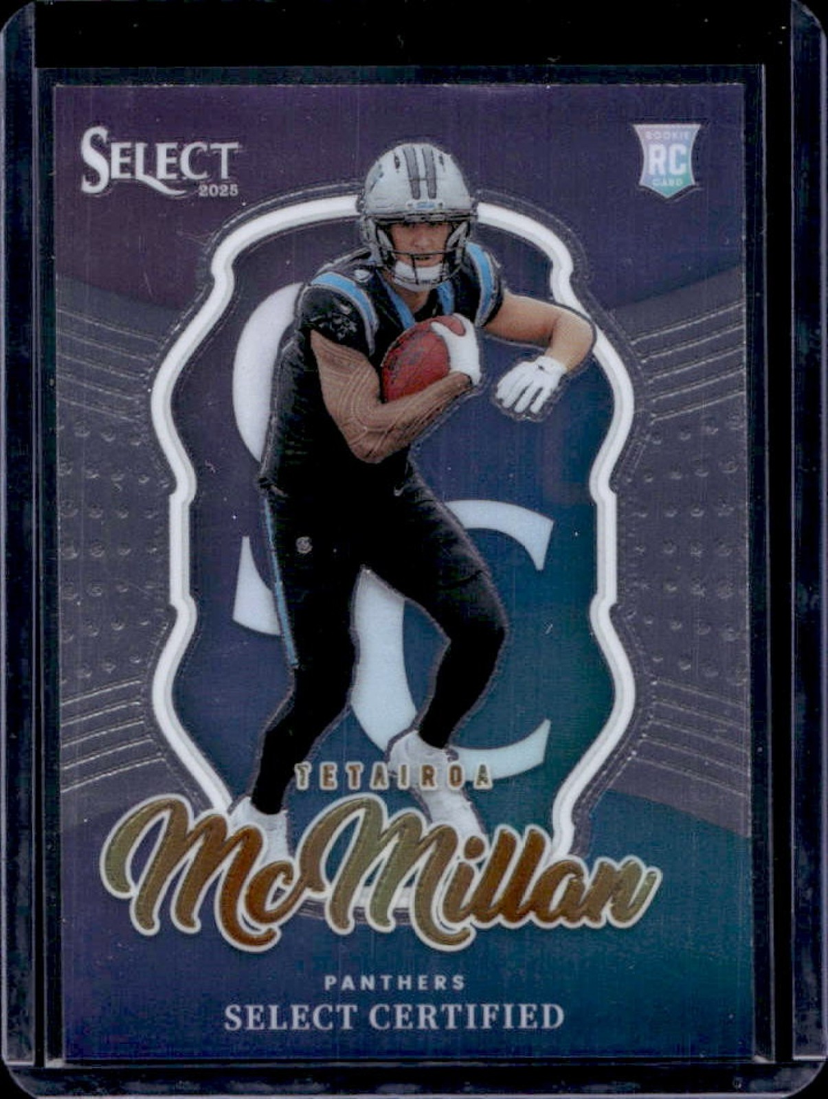 2025 Panini Select Tetairoa McMillan Certified Rookies RC Rookie #5 Panthers