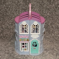 Vintage Fisher Price Sweet Streets Purple Pink Dollhouse Mini House