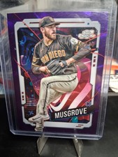 2024 Topps Cosmic Chrome - Joe Musgrove #188 Purple Refractor /150