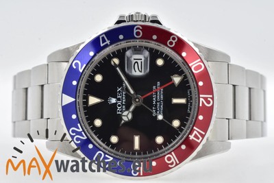 Rolex GMT Master I Pepsi 16750 8.0Mio Rolex Service 01/2025 Spider Dial