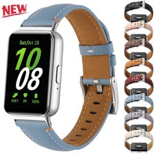 Leather Band For Samsung Galaxy Fit 3 SM-R390 Replacement Watch Strap Bracelet
