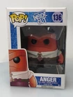 Funko POP! Disney Pixar Inside Out Anger #136 Vinyl Figure DAMAGED BOX SEE PICS