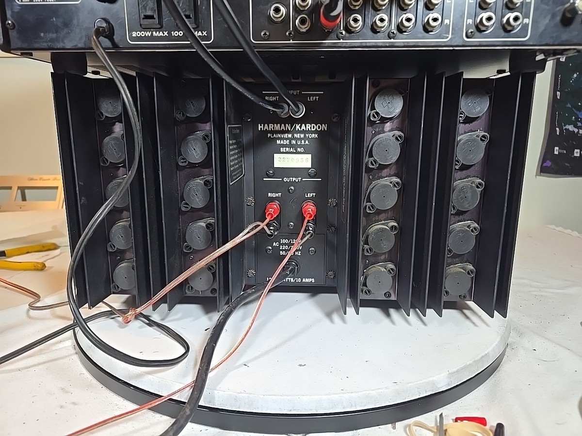 ジャンク Harman Kardon Citation sixteen 現状渡し HARMAN KARDON CITATION SIXTEEN AMPLIFIER 150WPC MONSTER SIZE AND