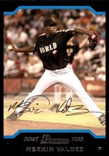 Merkin Valdez 2004 Bowman Draft Picks & Prospects #BDP154 Giants MLB READ