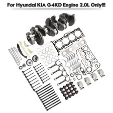 Engine Rebuild Overhaul Kit G4kd 2.0l W Crankshaft Rods Timing For Hyundai Kia