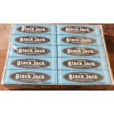 Adams Black Jack Licorice Chewing Gum 20 Packs 100 Sticks Factory Sealed Bulk