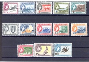 BRITISH VIRGIN ISLANDS--Complete Set Scott #115-#127