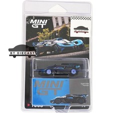 MINI GT BUGATTI BOLIDE PRESENTATION 1/64 2-TONE BLACK BLUE MGT01063 Chase