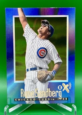 1997 EX 2000 Ryne Sandberg #62 HOF Chicago Cubs RYNO￼