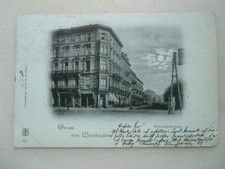 Ansichtskarte Wiesbaden  Wilhelmstrasse 1898