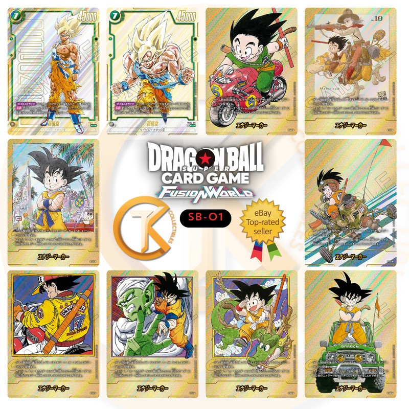 Dragon Ball Fusion World SB-01 Manga Booster All Carte List Jap Précommande SB01