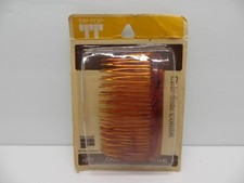 Vintage Tip Top Chic Side Combs 25440 Card of 2 Amber Color Never Been Opened