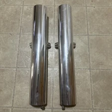 Shaved billet lower fork legs 41mm Sliders harley wideglide Torpedo HHI Smooth