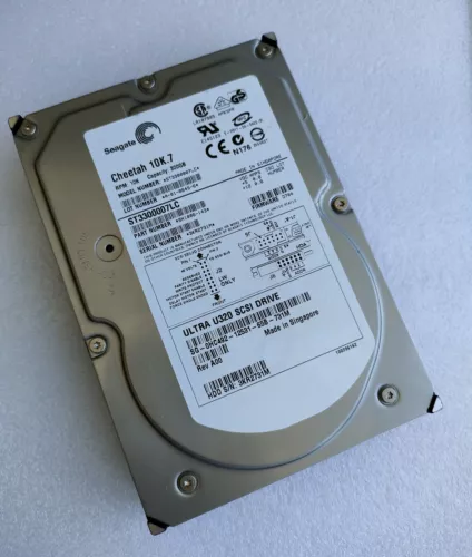Seagate Cheetah 10K.7 ST3300007LC 300GB 10K SCA SCSI HDD Hard Drive - Picture 1 of 3