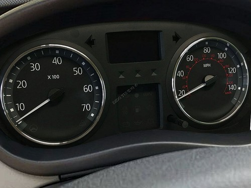 Fits: Renault Trafic II  2001-2014 Gepolijst Aluminium Dashboard Ringen 2st - Picture 1 of 11