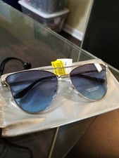 VINCE CAMUTO Cat-Eye Butterfly Silver Blue Sunglasses VC903-dnvc1203-R Glasses