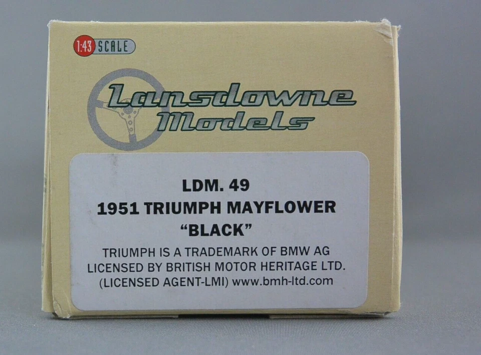 MODELOS LANSDOWNE (BROOKLIN), LDM 49 1951 Triumph Mayflower en caja, se envía desde ee. uu. Foto 2 de 4
