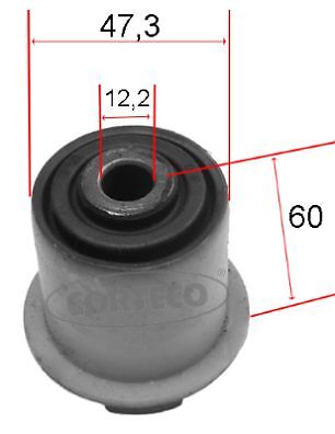 21652928 CORTECO Control Arm-/Trailing Arm Bush for OPEL,VAUXHALL