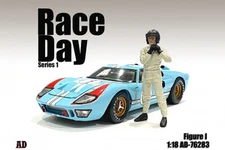 Race Day 1 1:18 Scale American Diorama Figure I Man Guy Male 4" Helmet ON