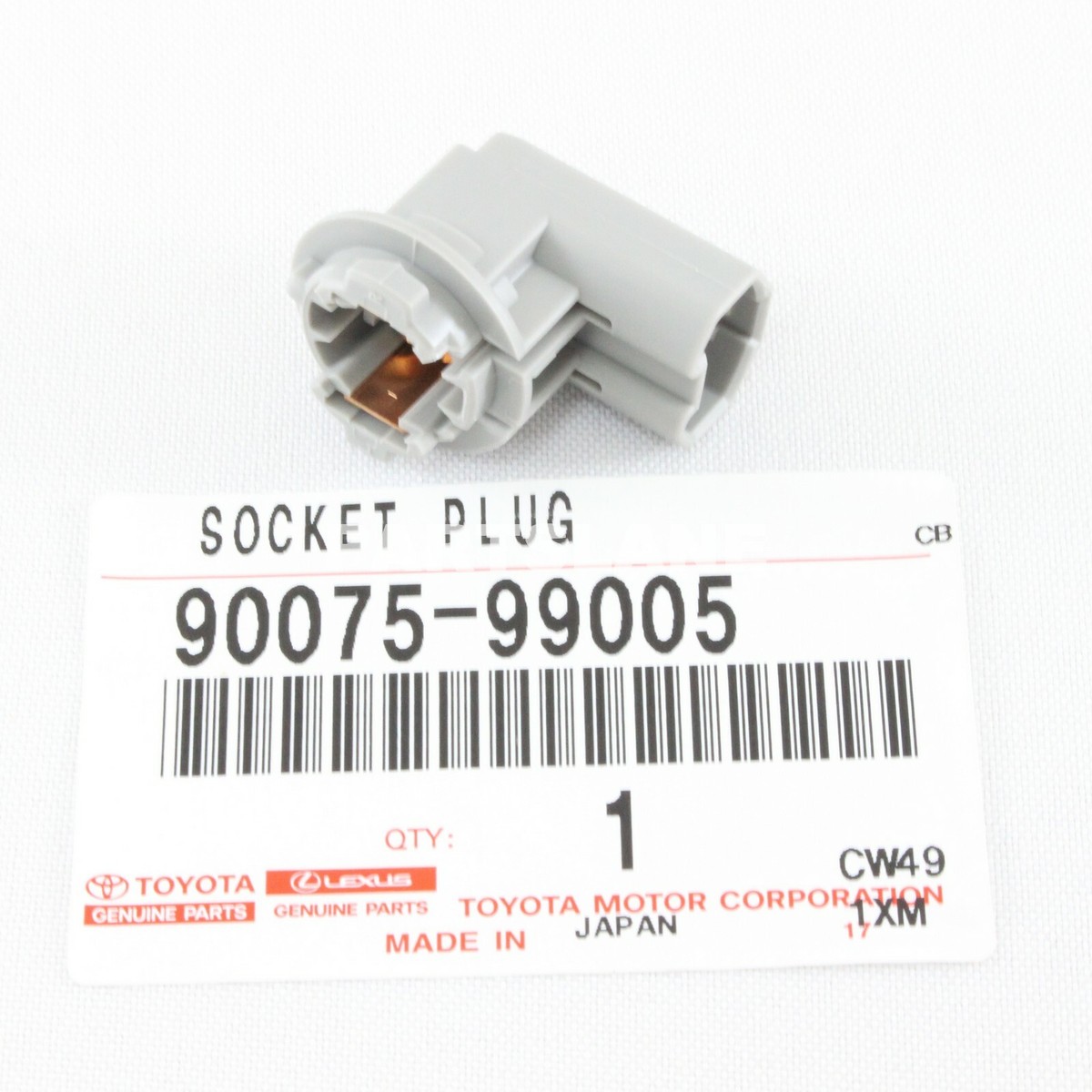90075-99005 Toyota OEM Genuine PLUG, SOCKET(FOR BACK-UP LAMP), RH