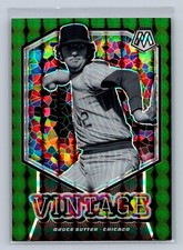 2021 Panini Mosaic #V9 Bruce Sutter Vintage Insert Green Mosaic