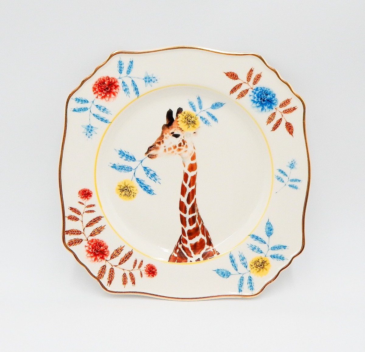 アンソロポロジー Lou Rota Natural Table 皿 キリン 梟