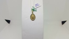 CIONDOLO MEDAGLIA SACRA MADONNA MIRACOLOSA IN ORO GIALLO 18KT 750 1,3 GR.(4409) 