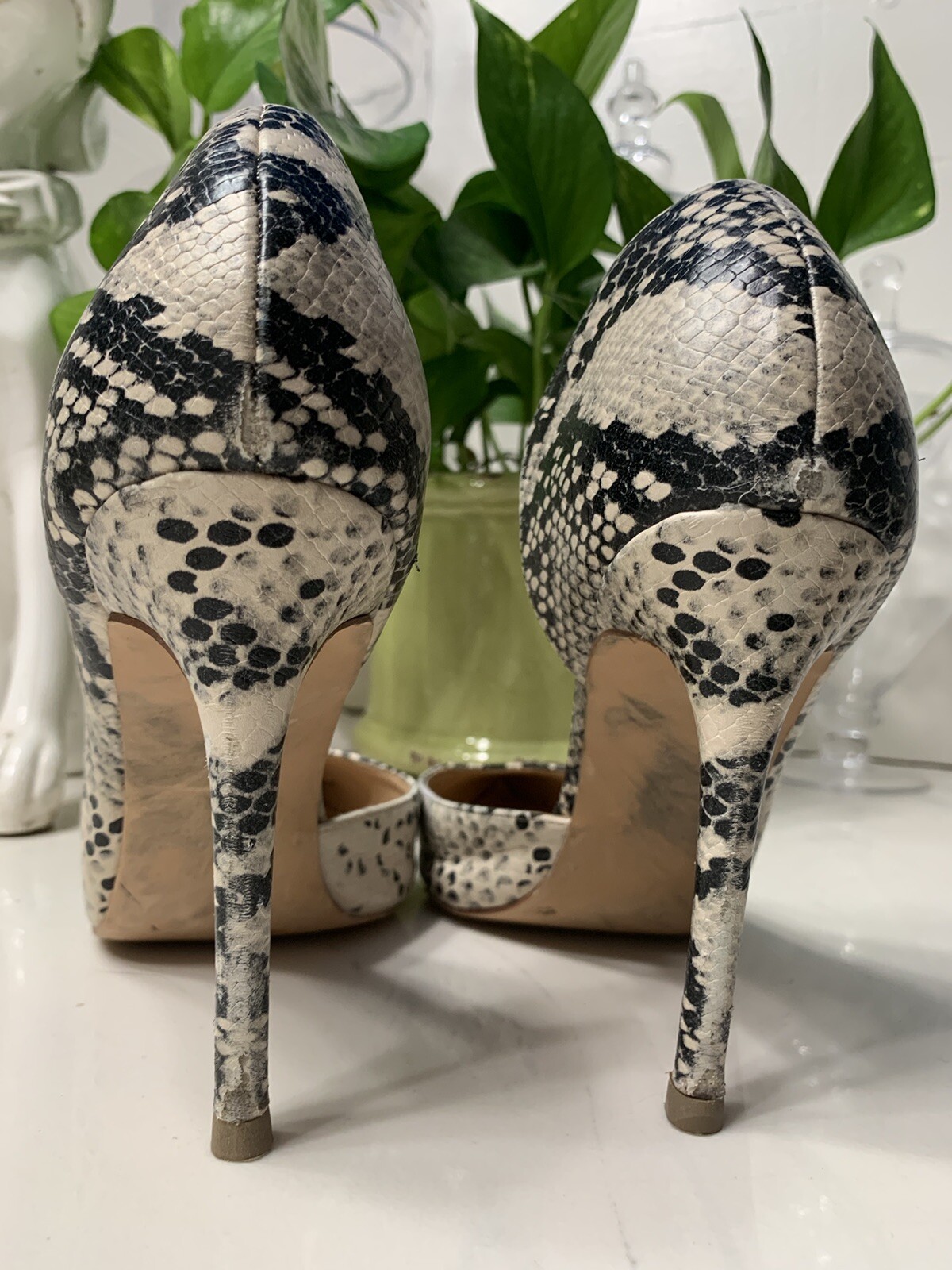 Steve Madden Python Snake Heels 8M - image 4