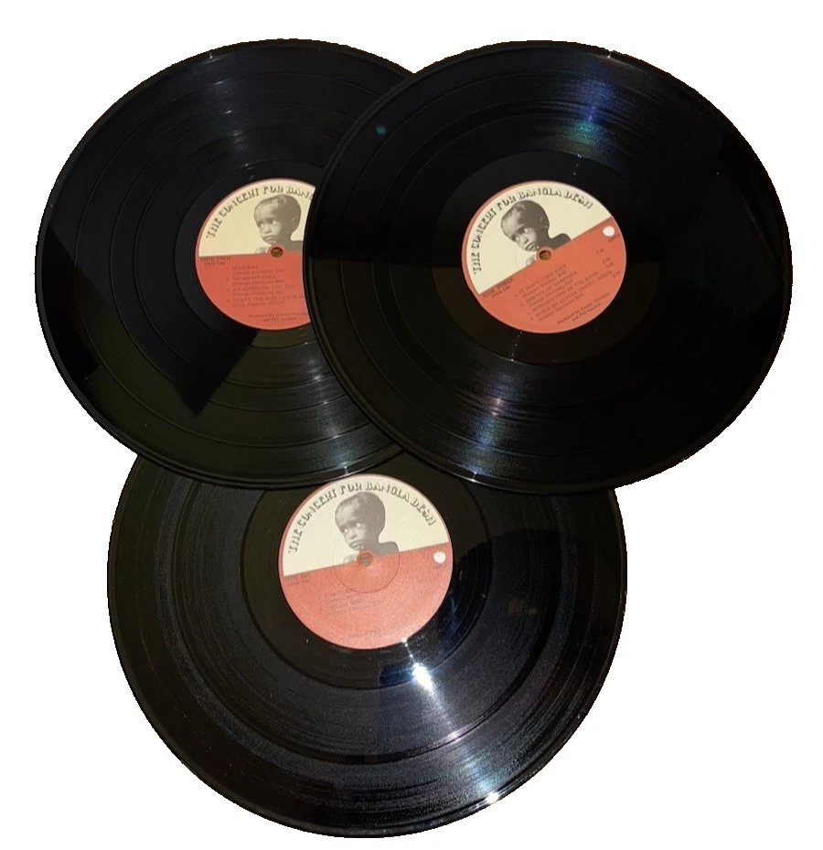 3-12" LP~GEORGE HARRISON~CONCERT FOR BANGLA DESH~BOOKLET~BOB DYLAN~ERIC CLAPTON - Image 2 of 4