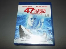 47 METERS DOWN Shark Horror Terror Claire Holt Mandy Moore BLU-RAY DISC NEW