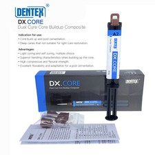 DENTEX Dental A2 Dual Cure Core Build Up Composite Resin Light & Self Cured