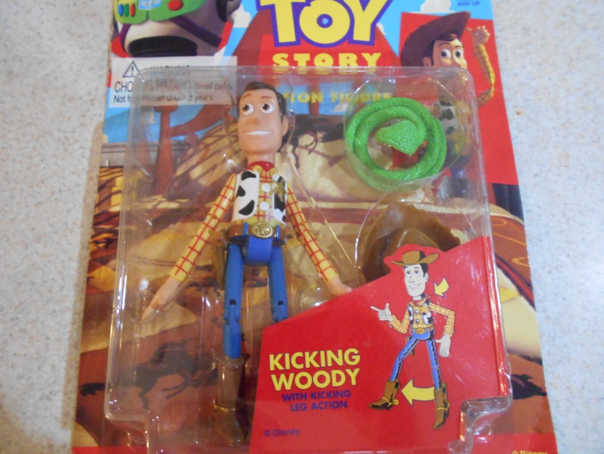 VTG Disney Pixar Woody Snake boot Toy Story Action Figure Thinkway