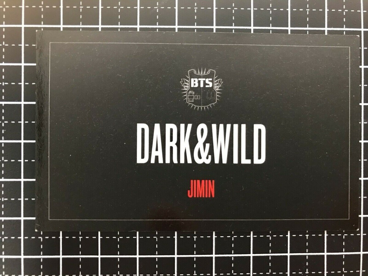 BTS JIMIN Dark & Wild Danger Official Photo Card Photocard K-POP