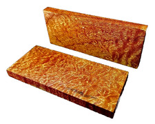 Quilted Sapele Wood Knife Scales 5x2x1/4 Figured Lumber For Gun Handles