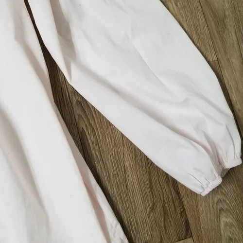 Women's Long Sleeve High Neck Poplin Dress - Wild Fable Light Pink Size Medium - Picture 7 of 12