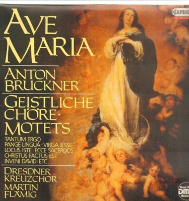Bruckner Ave Maria DMM NEAR MINT Capriccio Vinyl LP