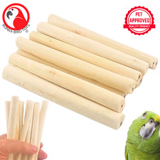Bonka Bird Toys 2637 Pk12 5" Natural Sola Sticks Foot Talon Craft Part Parrot