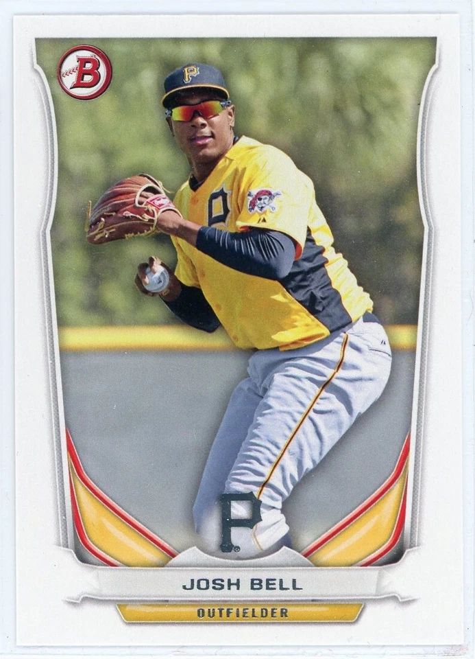 2014 Bowman Chrome Draft  Josh Bell CTP-16 & Paper TP-16  2 Card Lot - Image 3 of 4