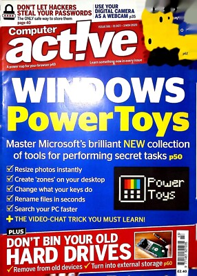 COMPUTOR ACTIVE MAGAZINE ISSUE 591 OCTOBER 2020 - WINDOOWS POWER TOYS