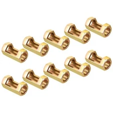 10pcs Iron Hexagon Nut M10 Thread 30mm Height Lamp Repair Parts for Lamp