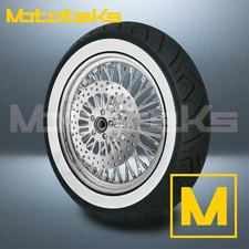 18X3.5 FAT SPOKE WHEEL 40 STAINLESS FOR HARLEY SOFTAIL SPORTSTER DYNA REAR RIM