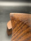 WOOD CARVED SALT & PEPPER SHAKERS 2.5" TALL X 3" COOL VINTAGE — photo 7