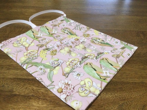 Book Sleeve Book Pocket Suits Kindle Extra Large May Gibbs Print Fabric 24x25cm - Picture 5 of 6